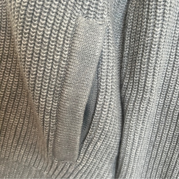 Kenneth Cole Reaction  30% wool Gray Shawl Collar Cardigan - Picture 5 of 10